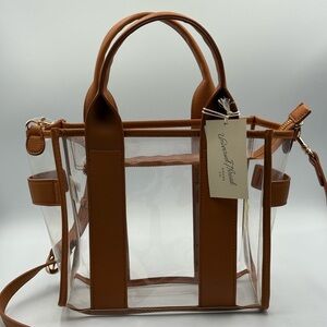 Universal Thread Clear Stadium Tote Crossbody Handbag NWT